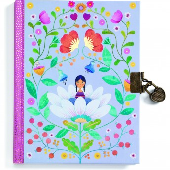 Блокнот DJECO «МЭРИ» с замочком Блокнот DJECO «МЭРИ» с замочком