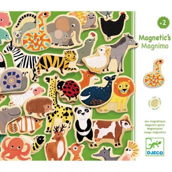 Магниты DJECO «ЗООПАРК», 36 шт.