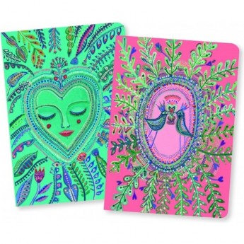 Набор блокнотов DJECO «ЛЮБОВЬ АУРЕЛИИ» 2 шт Набор блокнотов DJECO «ЛЮБОВЬ АУРЕЛИИ» 2 шт