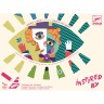Набор для коллажа DJECO «ПОРТРЕТЫ» DJ09377