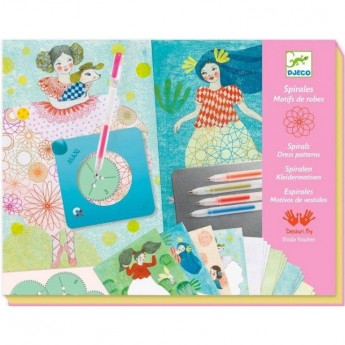 Набор для рисования узоров DJECO «ВОЛШЕБНЫЕ КРУГИ»