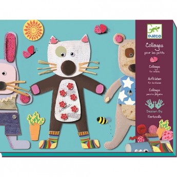 Набор для создания аппликаций DJECO для малышей Набор для создания аппликаций DJECO для малышей