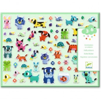 Набор объемных наклеек DJECO «МОИ МАЛЕНЬКИЕ ДРУЗЬЯ»