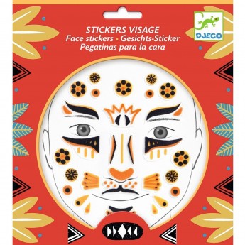 Наклейки для лица DJECO «ЛЕОПАРД»