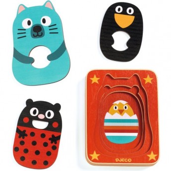 Пазл-трио DJECO «МАКС И КОМПАНИЯ» Пазл-трио DJECO «МАКС И КОМПАНИЯ»