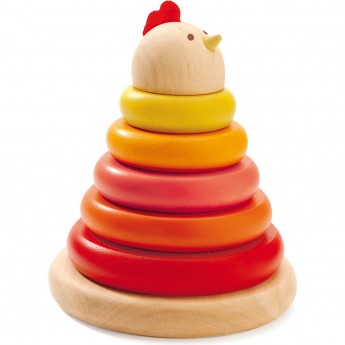 Пирамидка DJECO «КУРОЧКА» Пирамидка DJECO «КУРОЧКА»
