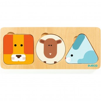 Рамка-вкладыш DJECO «ЖИВОТНЫЕ»